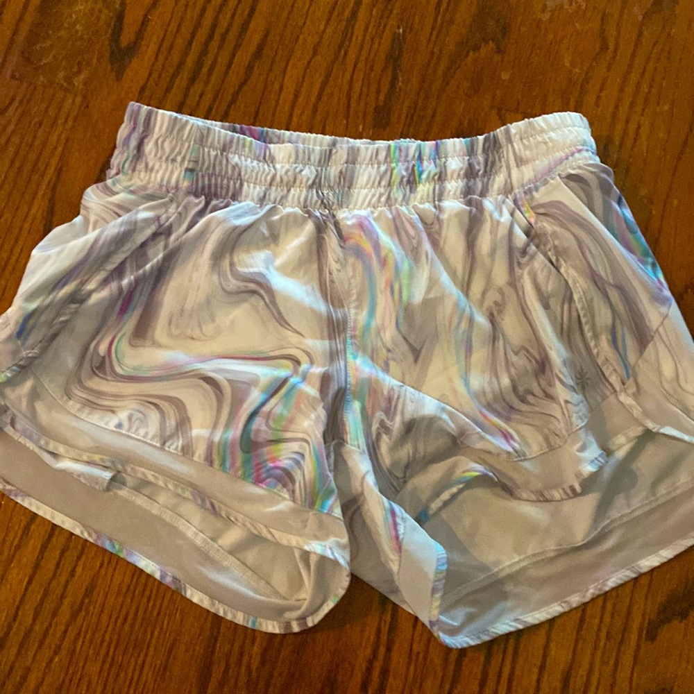 EUC XS Athleta short multicolored